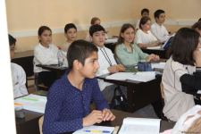 Азербайджанская делегация приняла участие в "Каспийском медиафоруме" и посетила школу имени Гейдара Алиева в Астрахани (ФОТО)