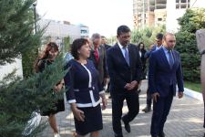 Азербайджанская делегация приняла участие в "Каспийском медиафоруме" и посетила школу имени Гейдара Алиева в Астрахани (ФОТО)