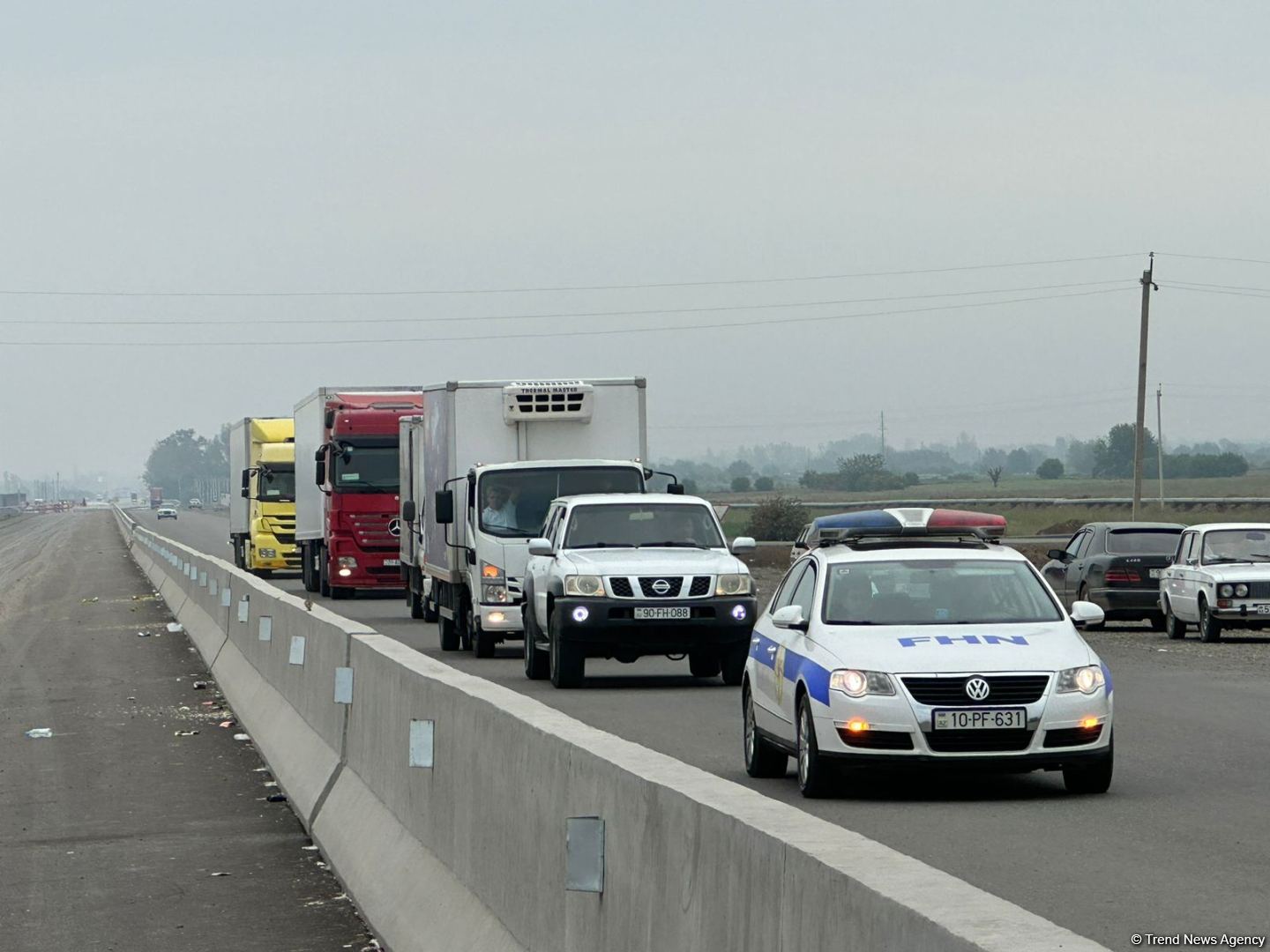 МЧС Азербайджана направило продовольственный груз для армянских жителей Карабаха (ФОТО/ВИДЕО)