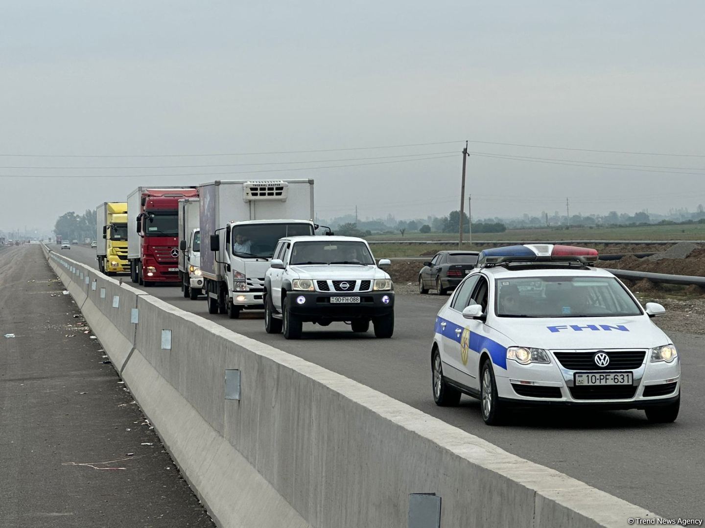 МЧС Азербайджана направило продовольственный груз для армянских жителей Карабаха (ФОТО/ВИДЕО)