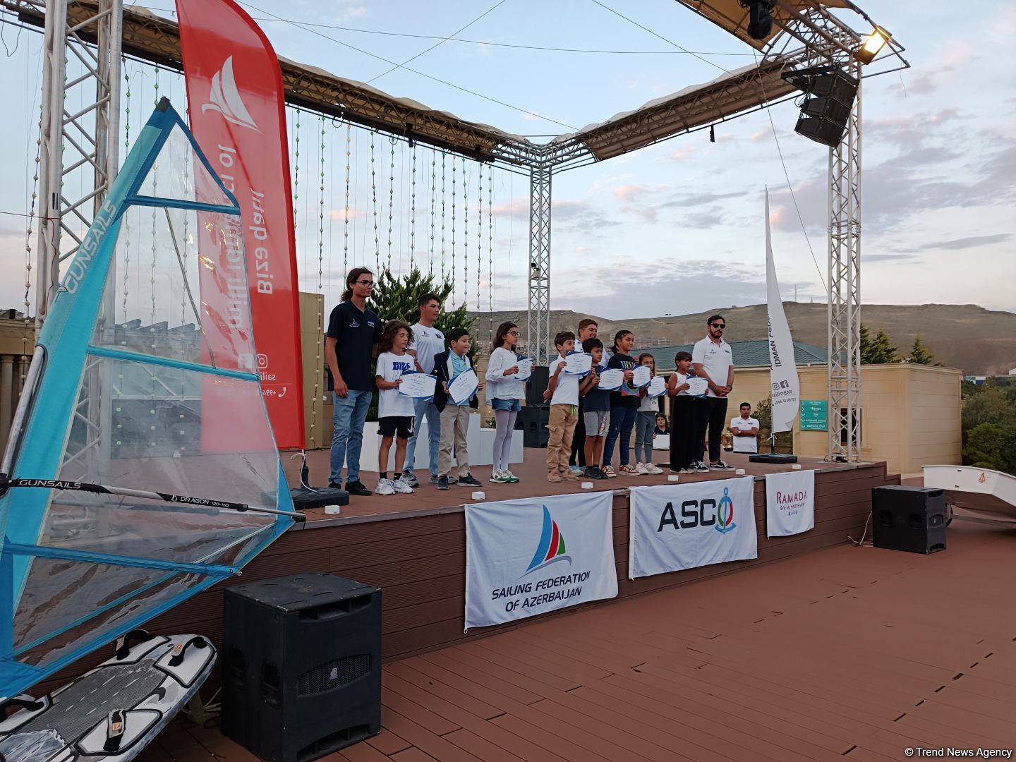В Баку состоялась церемония награждения победителей "Кубка Федерации SFA 2023" по парусному спорту (ФОТО)