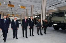 Президент Ильхам Алиев и Президент Реджеп Тайип Эрдоган приняли участие в открытии Нахчыванского восстановительно-промышленного военного комплекса (ФОТО)