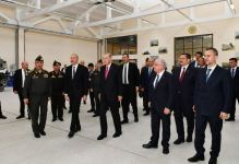 Президент Ильхам Алиев и Президент Реджеп Тайип Эрдоган приняли участие в открытии Нахчыванского восстановительно-промышленного военного комплекса (ФОТО)