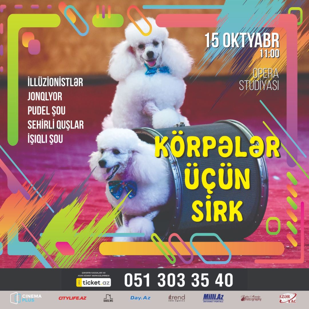 "Цирк для малышей" в Баку – яркое шоу иллюзионистов и жонглеров