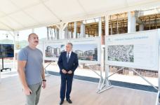 Президент Ильхам Алиев ознакомился со строительными работами в Джебраильском жилом комплексе (ВИДЕО/ФОТО)