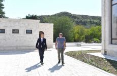 Президент Ильхам Алиев ознакомился с работами, проводимыми в Зангиланской городской мечети (ВИДЕО/ФОТО)