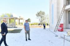 Президент Ильхам Алиев ознакомился с работами, проводимыми в Зангиланской городской мечети (ВИДЕО/ФОТО)