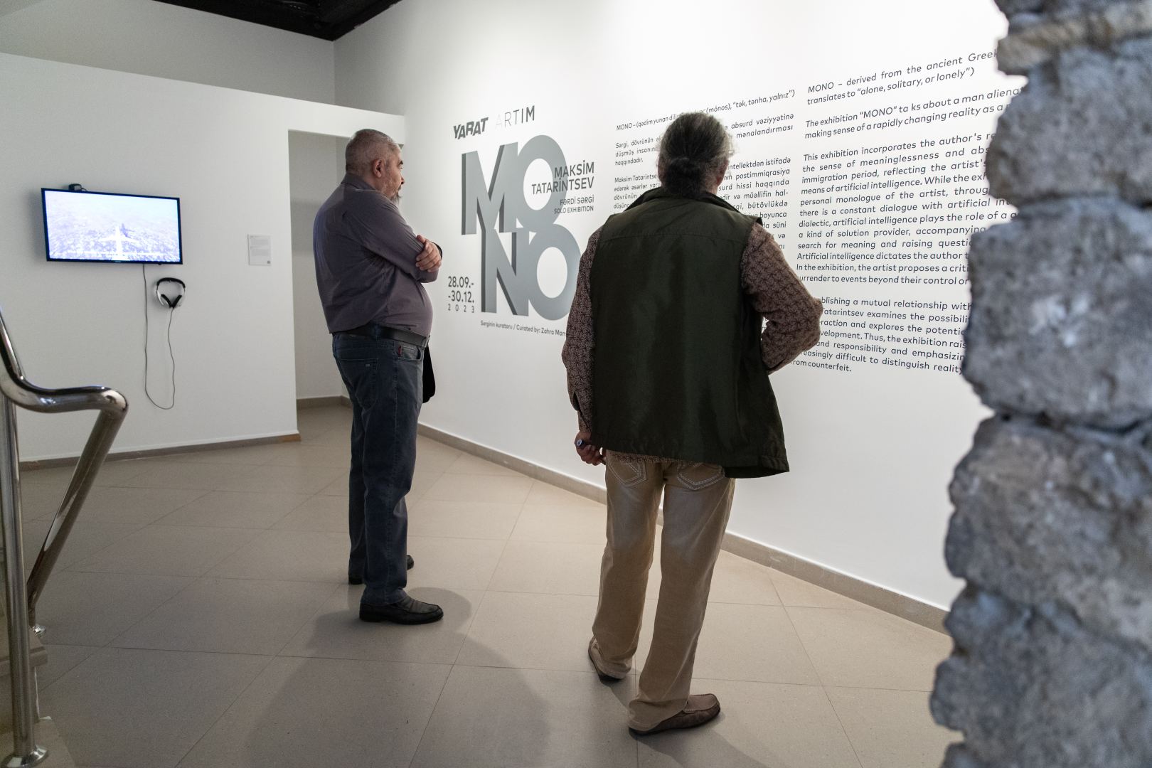 YARAT представил выставочный проект "MONO" – одиночество и диалог с нейросетью (ФОТО)