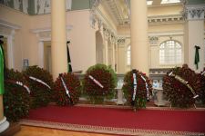 Проходит церемония прощания с Хошбахтом Юсифзаде (ФОТО)