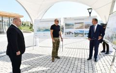 Президент Ильхам Алиев принял участие в открытии парка отдыха в поселке Суговушан (ФОТО/ВИДЕО)