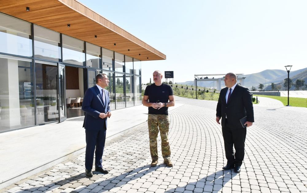 Президент Ильхам Алиев принял участие в открытии парка отдыха в поселке Суговушан (ФОТО/ВИДЕО)