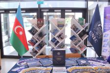 В Университете ADA состоялось открытие книжной выставки, посвященной 100-летию великого лидера Гейдара Алиева (ФОТО)