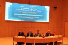 В Университете ADA состоялось открытие книжной выставки, посвященной 100-летию великого лидера Гейдара Алиева (ФОТО)