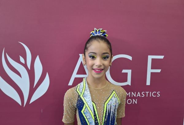 Я рада возможности приехать в Губу и выступить на Первенстве Азербайджана по художественной гимнастике – юная спортсменка