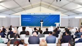 Президент Ильхам Алиев принял участие в церемонии официального открытия Гарадагской солнечной электростанции мощностью 230 МВт (ФОТО/ВИДЕО)