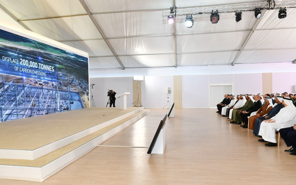 Президент Ильхам Алиев принял участие в церемонии официального открытия Гарадагской солнечной электростанции мощностью 230 МВт (ФОТО/ВИДЕО)