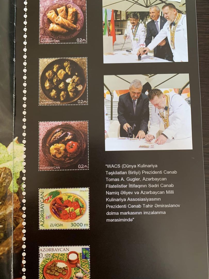 Книга об азербайджанской долме признана World Culinary Book лучшей за последние 25 лет (ФОТО)