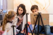 YARAT провел в Исмаиллинском районе передвижную коллективную выставку "İncə müşahidələr" (ФОТО)