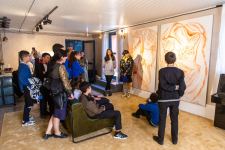 YARAT провел в Исмаиллинском районе передвижную коллективную выставку "İncə müşahidələr" (ФОТО)