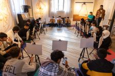 YARAT провел в Исмаиллинском районе передвижную коллективную выставку "İncə müşahidələr" (ФОТО)