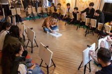 YARAT провел в Исмаиллинском районе передвижную коллективную выставку "İncə müşahidələr" (ФОТО)