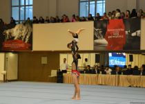 Стартовал заключительный день соревнований чемпионатов Азербайджана и первенств Баку по аэробной и акробатической гимнастике (ФОТО)