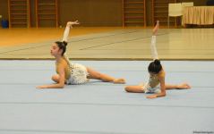 Стартовал заключительный день соревнований чемпионатов Азербайджана и первенств Баку по аэробной и акробатической гимнастике (ФОТО)