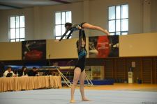 Стартовал заключительный день соревнований чемпионатов Азербайджана и первенств Баку по аэробной и акробатической гимнастике (ФОТО)