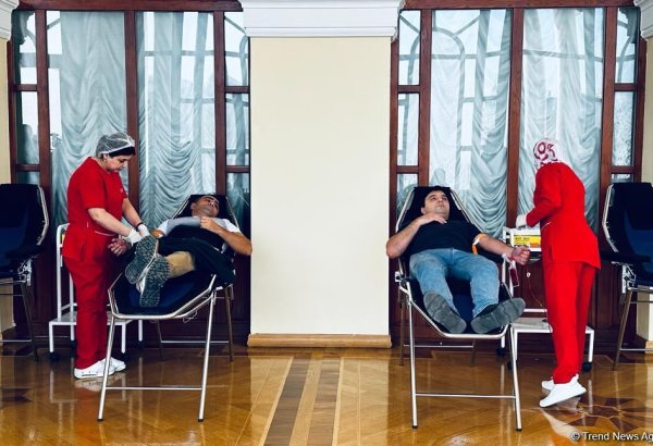 Сдай кровь, дай жизнь! – в Азербайджанской государственной академической филармонии организована акция по сдаче крови (ФОТО)