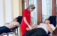 Сдай кровь, дай жизнь! – в Азербайджанской государственной академической филармонии организована акция по сдаче крови (ФОТО)