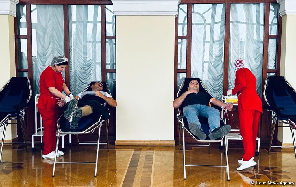 Сдай кровь, дай жизнь! – в Азербайджанской государственной академической филармонии организована акция по сдаче крови (ФОТО)