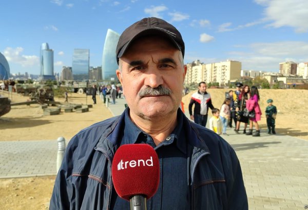 Участие в марше по случаю Дня Победы в Баку - большая радость и гордость - житель Загаталы