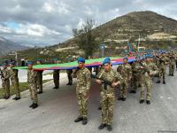 В Лачине проходит марш в честь Дня Победы (ФОТО)