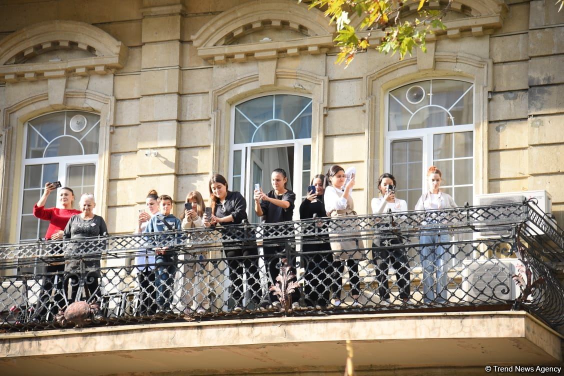 В Баку прошло шествие по случаю 8 ноября - Дня Победы (ВИДЕО/ФОТО)