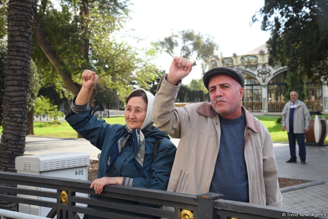 В Баку прошло шествие по случаю 8 ноября - Дня Победы (ВИДЕО/ФОТО)