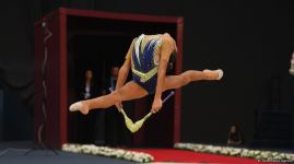 Стартовали соревнования 2-го Международного кубка "Оджаг" по художественной гимнастике (ФОТО)