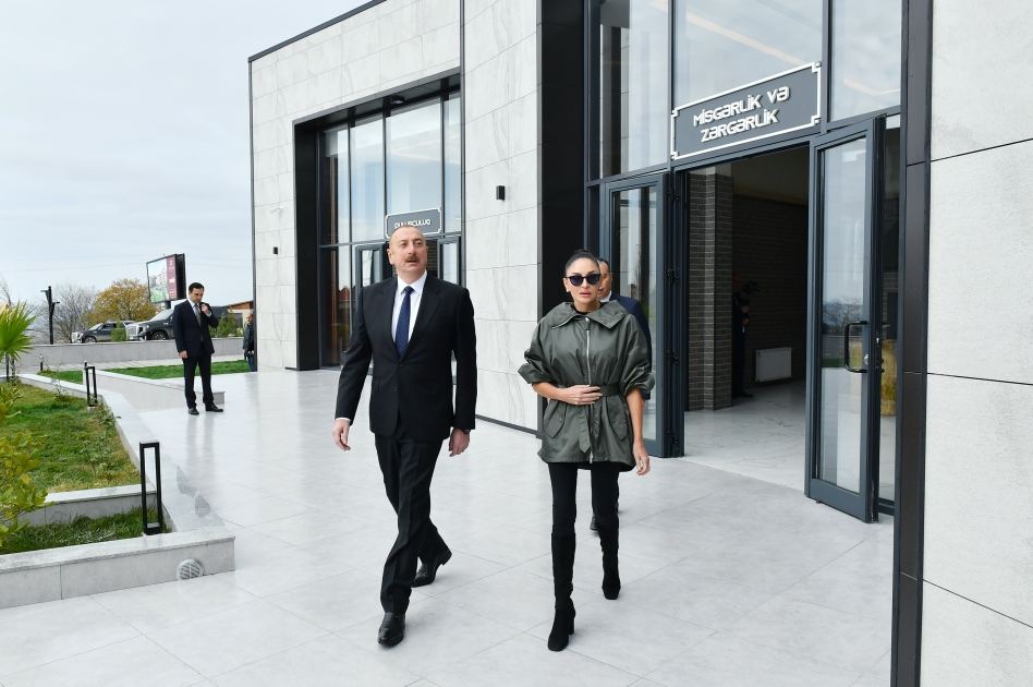 Президент Ильхам Алиев и Первая леди Мехрибан Алиева приняли участие в открытии филиала DOST EVİ Центра инклюзивного развития и творчества DOST в Исмайыллы (ФОТО)