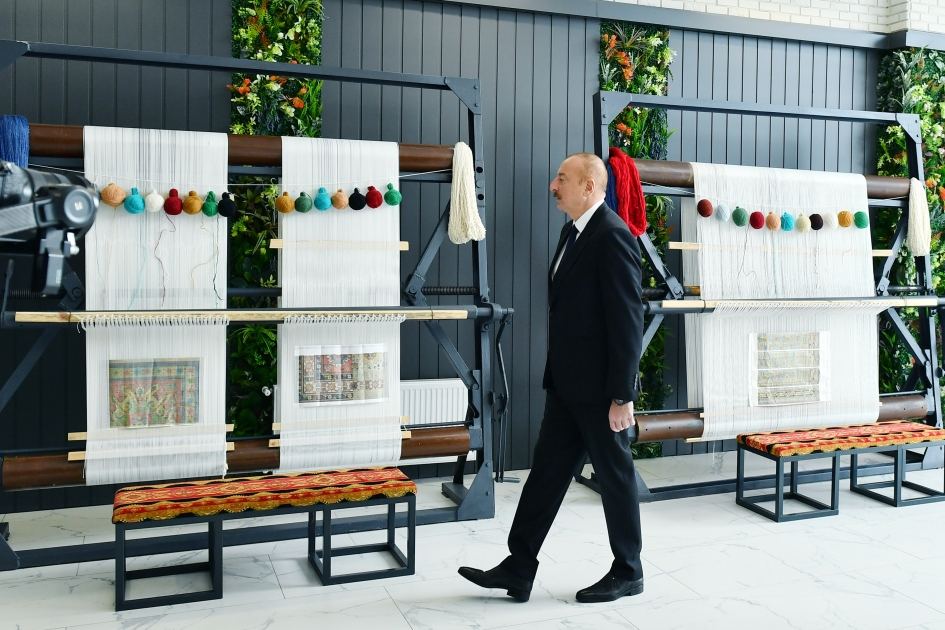 Президент Ильхам Алиев и Первая леди Мехрибан Алиева приняли участие в открытии филиала DOST EVİ Центра инклюзивного развития и творчества DOST в Исмайыллы (ФОТО)