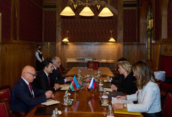 Министры культуры Азербайджана и России обсудили перспективы развития культурных связей между двумя странами (ФОТО)