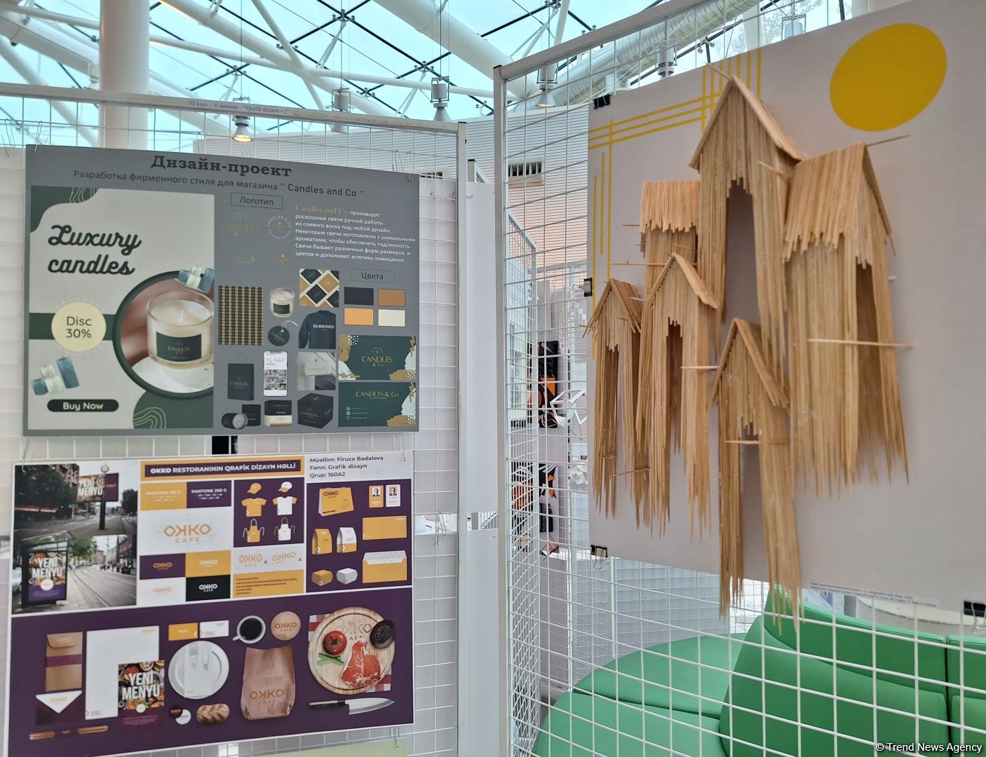 Дизайн сегодня и в будущем: выставка работ студентов и выпускников Азербайджанского  университета архитектуры и строительства (ФОТО)