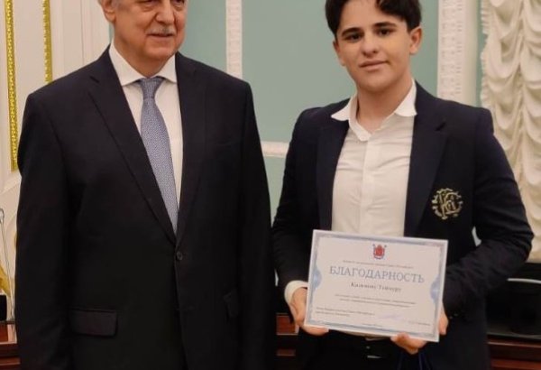 Азербайджанский вокалист признан лучшим студентом СНГ в Санкт-Петербурге (ФОТО)