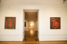 В Баку открылась выставка работ выдающегося художника, 95-летнего Тофига Агабабаева "Диалог со временем" (ФОТО)