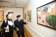 В Баку открылась выставка работ выдающегося художника, 95-летнего Тофига Агабабаева "Диалог со временем" (ФОТО)
