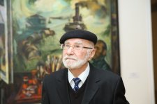 В Баку открылась выставка работ выдающегося художника, 95-летнего Тофига Агабабаева "Диалог со временем" (ФОТО)