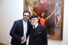 В Баку открылась выставка работ выдающегося художника, 95-летнего Тофига Агабабаева "Диалог со временем" (ФОТО)