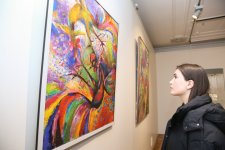 В Баку открылась выставка работ выдающегося художника, 95-летнего Тофига Агабабаева "Диалог со временем" (ФОТО)