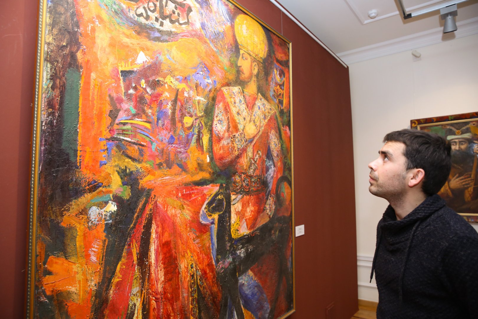 В Баку открылась выставка работ выдающегося художника, 95-летнего Тофига Агабабаева "Диалог со временем" (ФОТО)