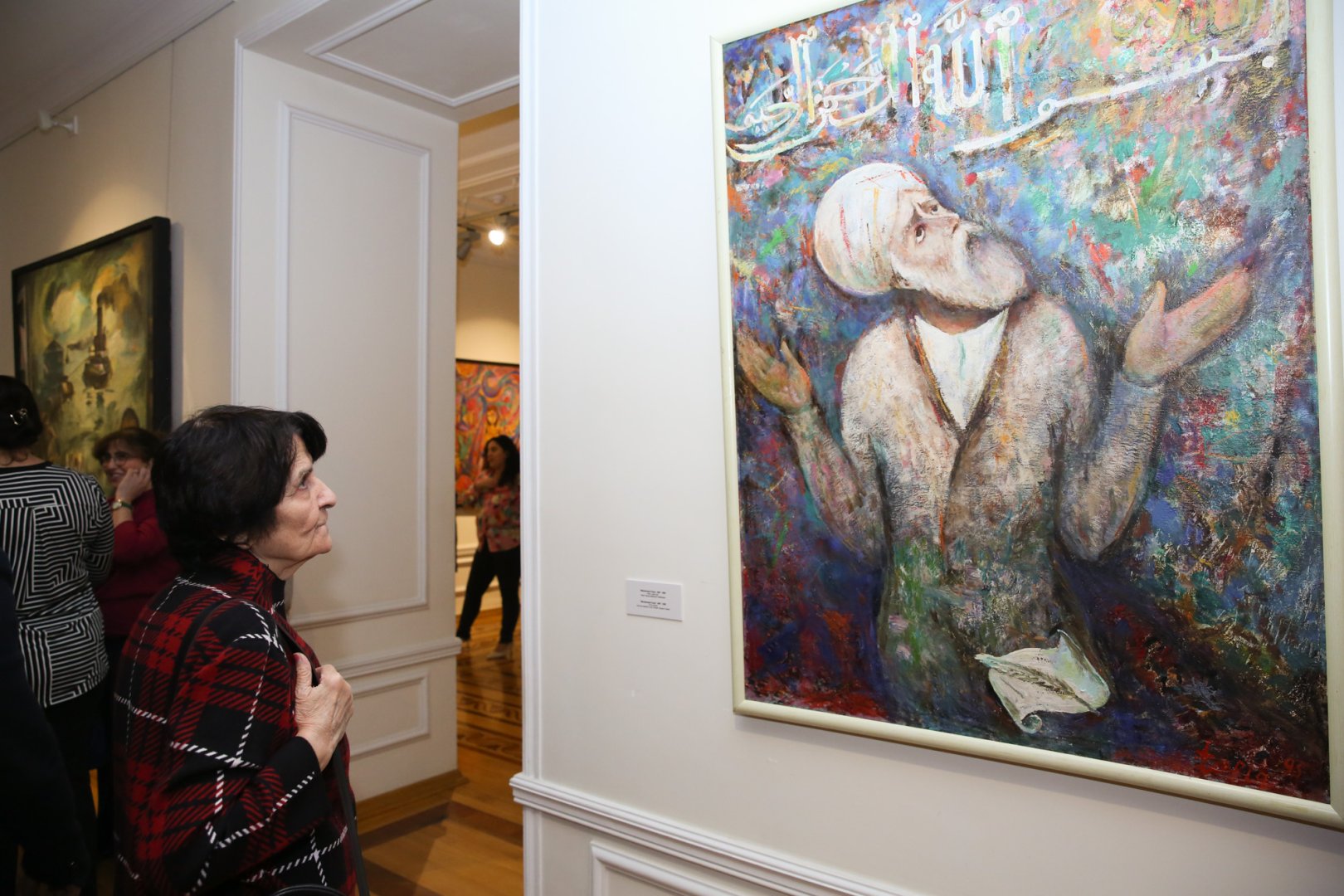 В Баку открылась выставка работ выдающегося художника, 95-летнего Тофига Агабабаева "Диалог со временем" (ФОТО)