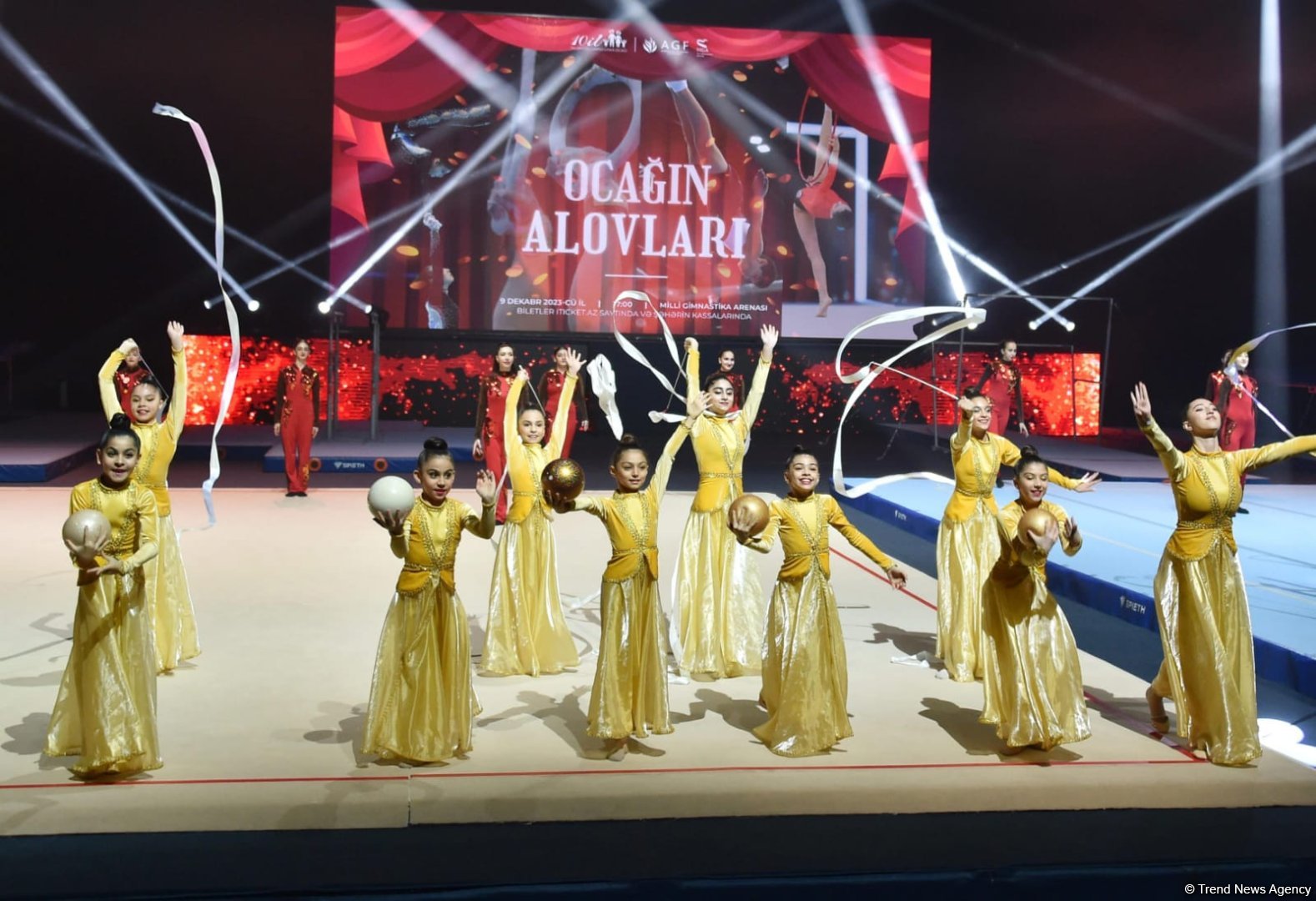 Ярко, масштабно, захватывающе - в Национальной арене гимнастики представлено шоу по случаю 10-летия Клуба "Оджаг Спорт" (ФОТО)