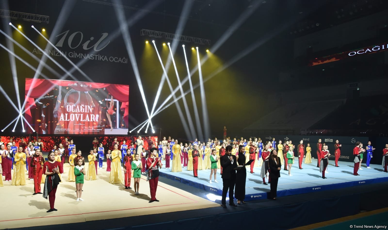 Ярко, масштабно, захватывающе - в Национальной арене гимнастики представлено шоу по случаю 10-летия Клуба "Оджаг Спорт" (ФОТО)
